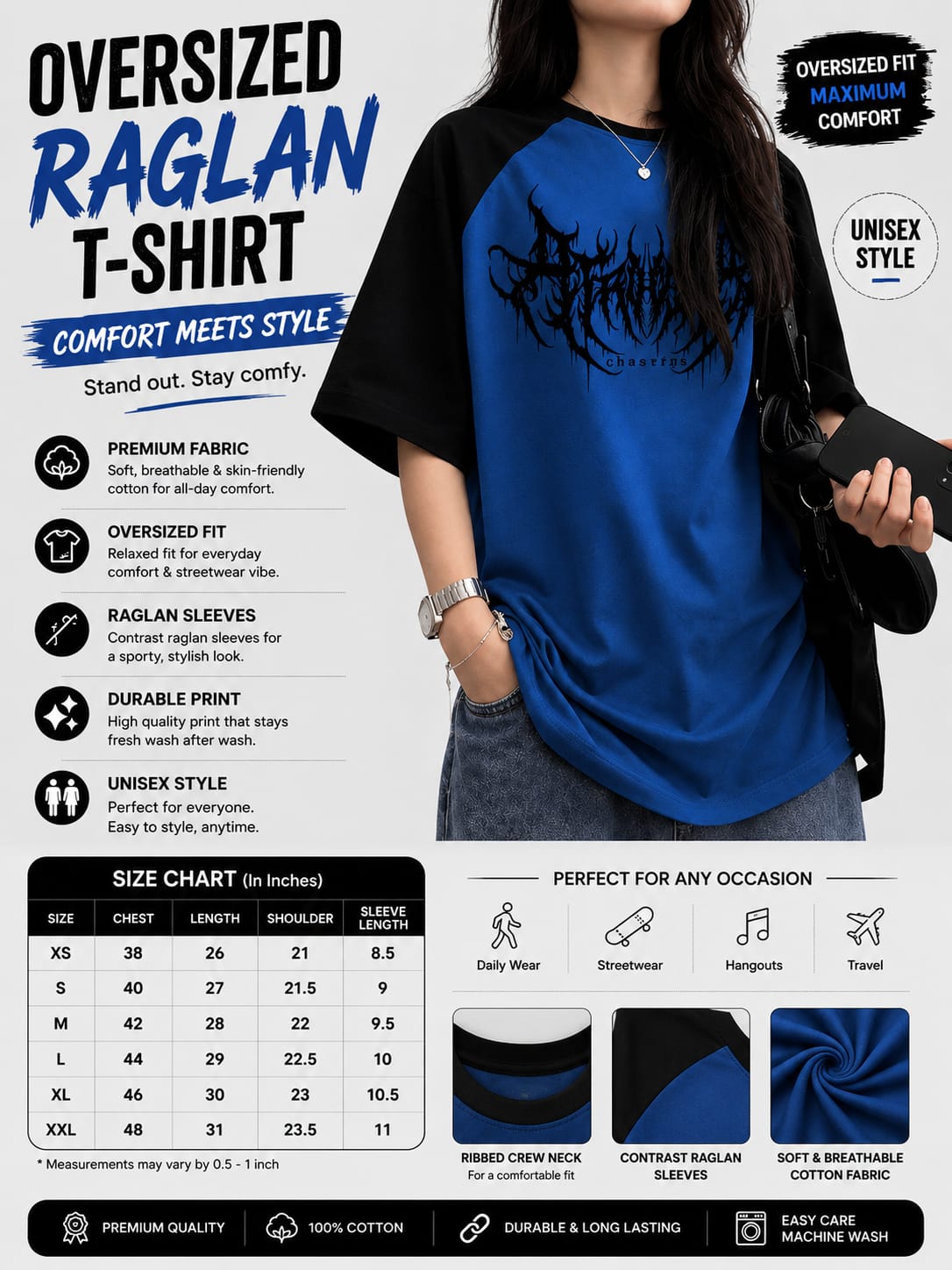 Oversized T-shirt for women